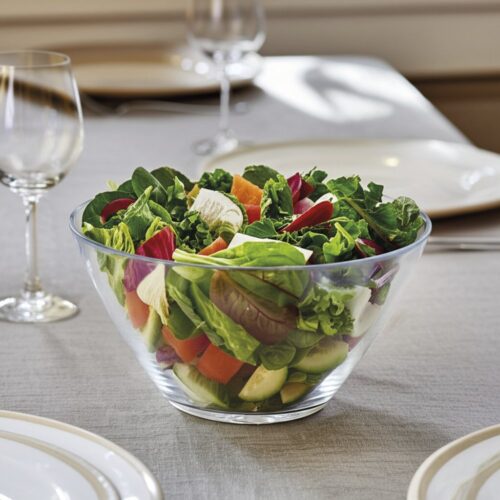 Ensaladera de cristal 1,8 l Fricosmos