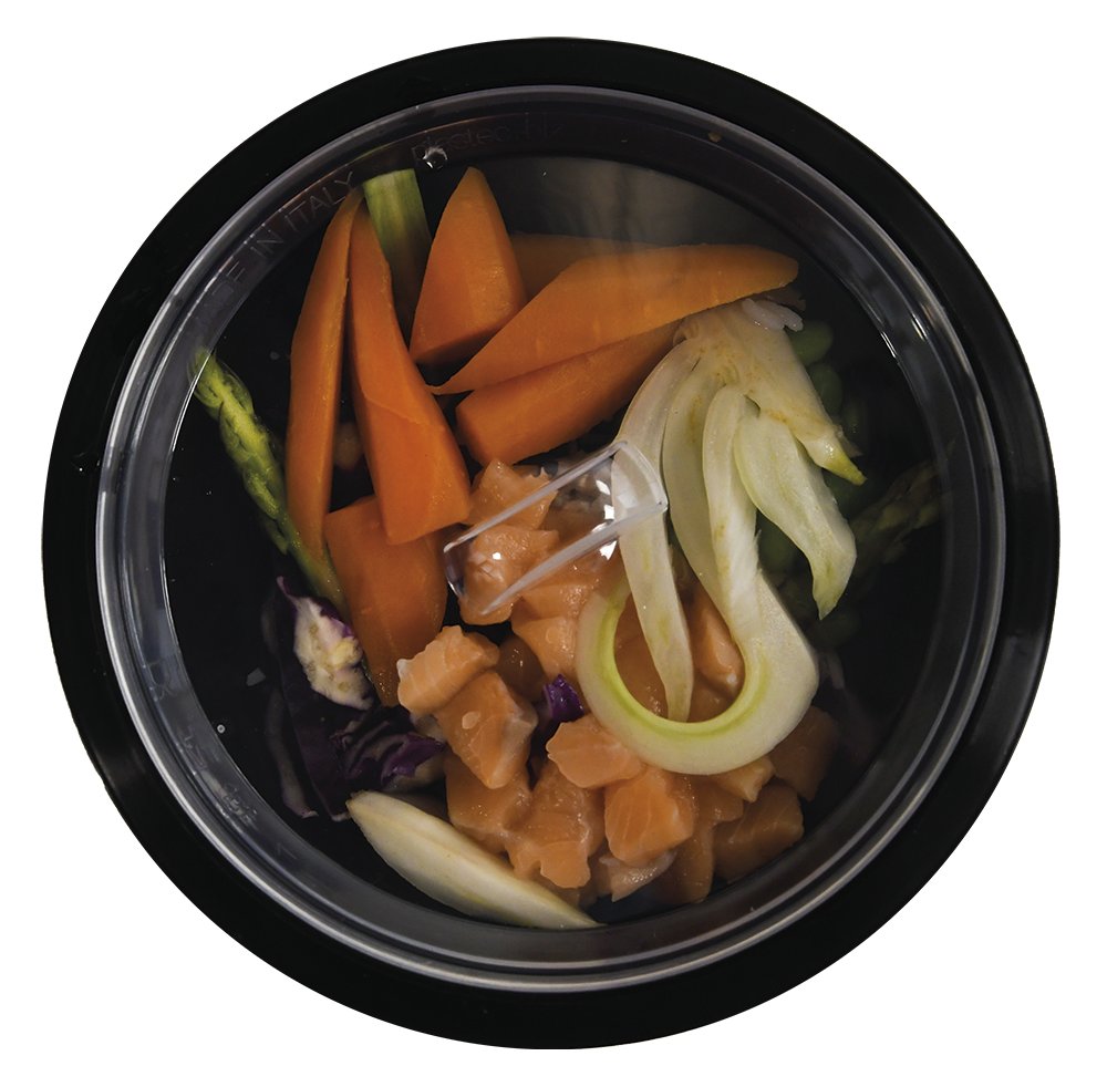 Envase take away o delivery redondo con tapa Fricosmos