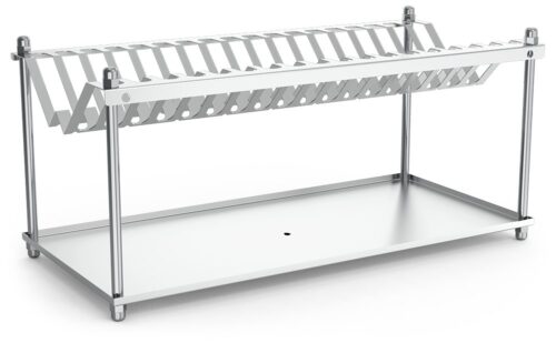 Escurridor de platos y vasos en acero inoxidable Fricosmos
