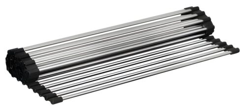 Escurridor enrollable de acero inoxidable para fregadero Fricosmos