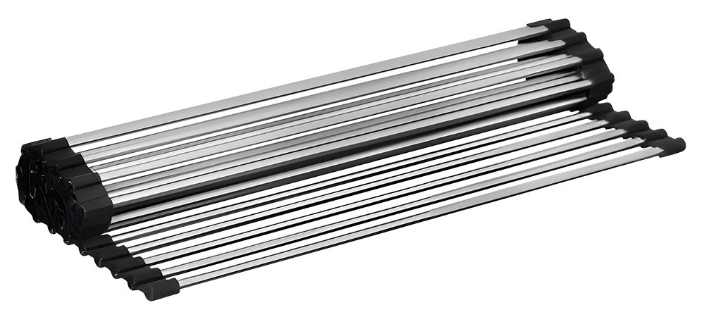 Escurridor enrollable de acero inoxidable para fregadero Fricosmos
