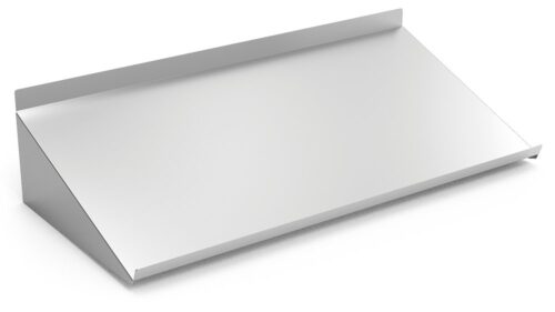 Estante inox mural inclinado para cestas de lavavajillas Fricosmos 1020x488x248 mm