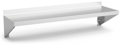 Estante mural con cartelas inox compacto Fricosmos 1000x300x245 mm