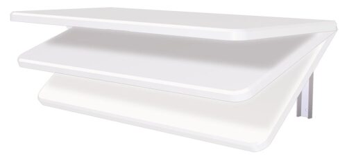 Estante mural de fibra de polietileno abatible Fricosmos 700x330x205 mm