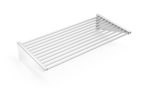 Estante mural inox de tubo Fricosmos 750x400x200 mm