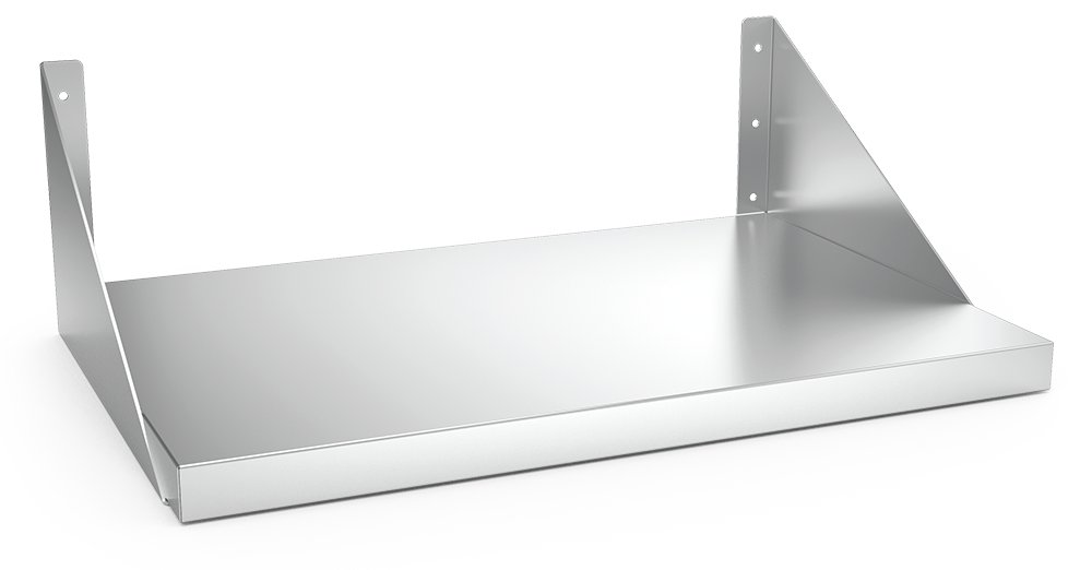 Estante mural inox especial microondas Fricosmos 590x388x200 mm