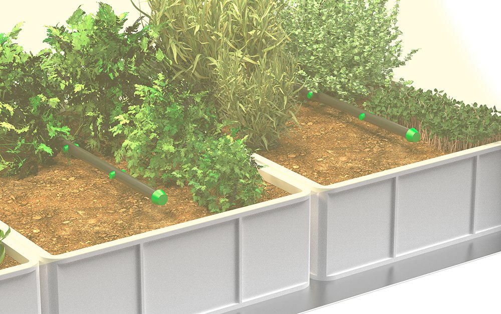Estantería para huerto de interior vertical Grow Farming Fricosmos 1400x500x1750 mm