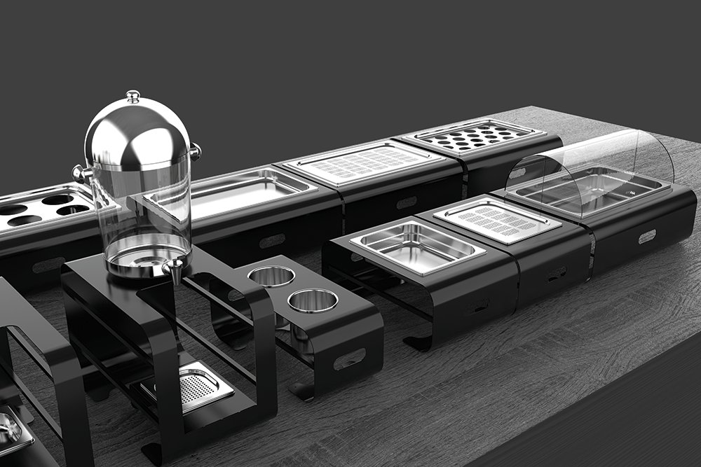 Expositor con campana Línea Buffet Smart Fricosmos 595x494x390 mm