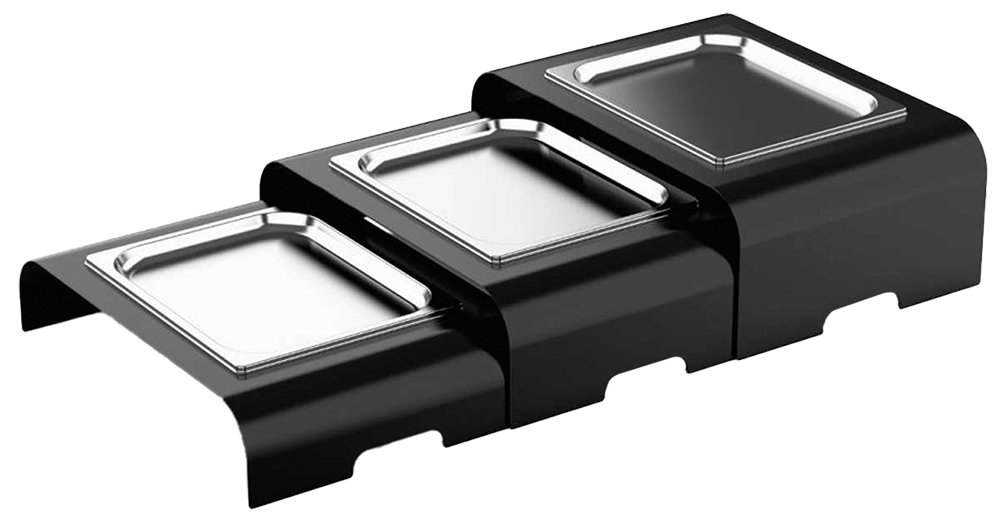 Expositor de bandejas neutro Línea Buffet Smart Fricosmos 476x338x110 mm