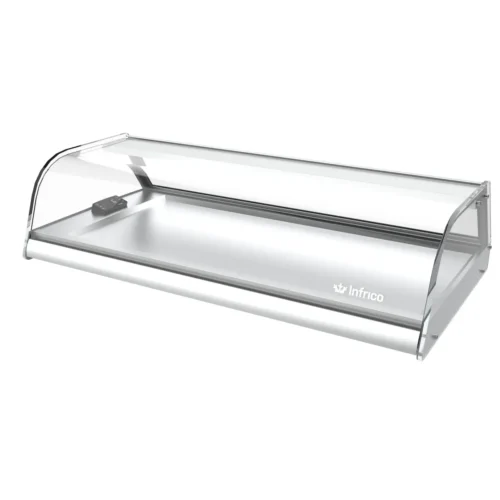 Expositor refrigerado encastrable Infrico VEB 4 CC de cristal curvo