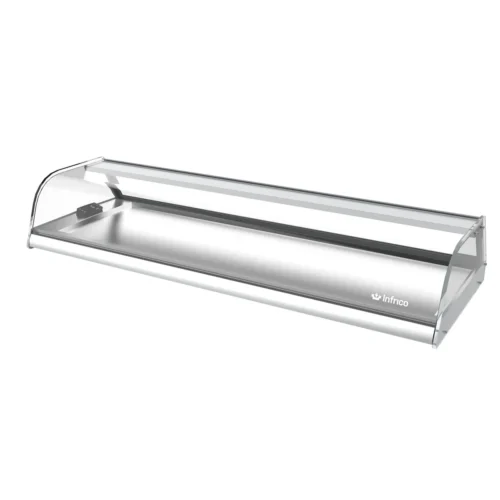Expositor refrigerado encastrable Infrico VEB 6 CC de cristal curvo