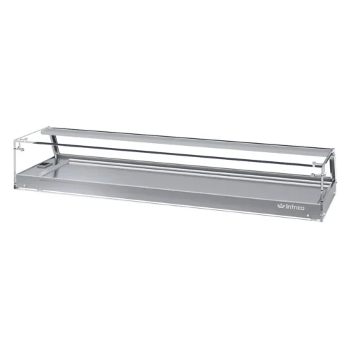 Expositor refrigerado encastrable Infrico VEB 6 CP de cristal recto