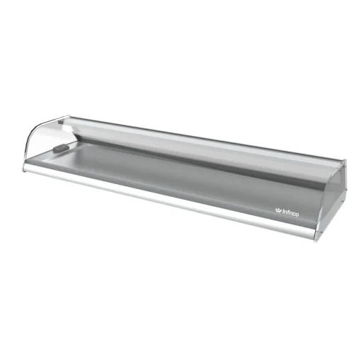 Expositor refrigerado encastrable Infrico VEB 7 CC de cristal curvo