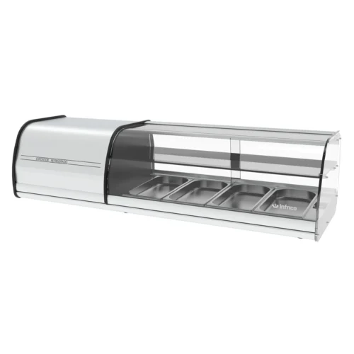 Expositor refrigerado de tapas de dos niveles Infrico VET 4 DP