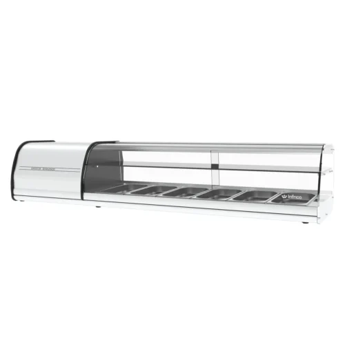 Expositor refrigerado de tapas de dos niveles Infrico VET 6 DP