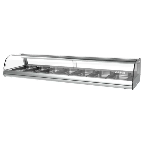 Infrico VET 7 P GR refrigerated tapas display case (drop-in)