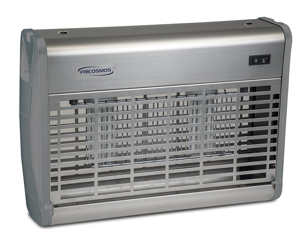 Exterminador de insectos inox parrilla eléctrica 100 m² Serie UK-100 LED Fricosmos