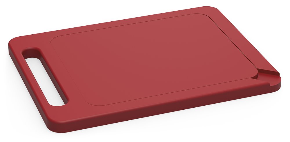 Fibra con superficie de corte intercambiable rojo y blanco Fricosmos 400x300x20 mm