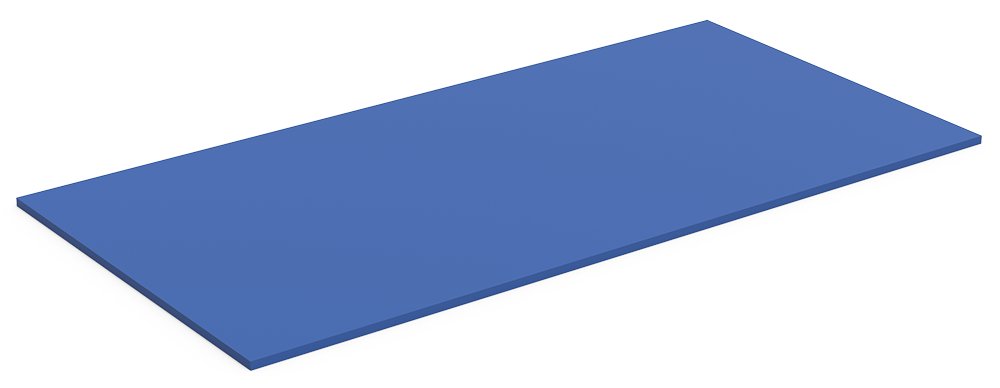 Fibra de corte de polietileno por planchas estándar Fricosmos 2000x1000x40 mm