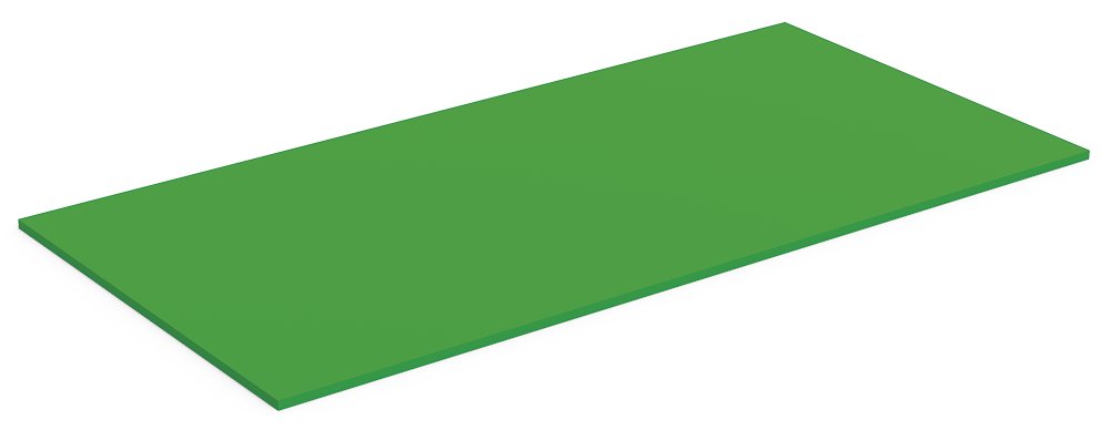 Fibra de corte de polietileno por planchas estándar Fricosmos 2000x1000x50 mm