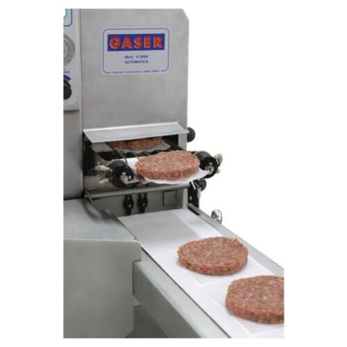 Gaser V-3000 CP burger former: front view