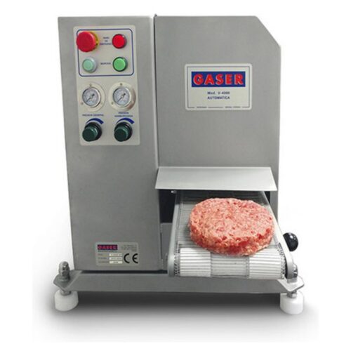 Gaser V-4000 SP burger former: front view