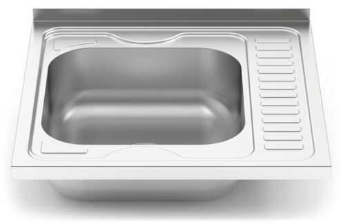 Fregadero con escurridor derecha Serie 6.6 Compact Fricosmos 600x600 mm