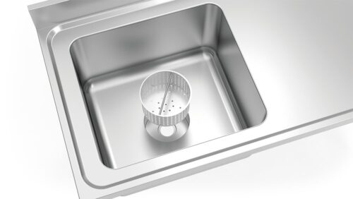 Fregadero inox especial para escayolas cubeta a izquierda Fricosmos