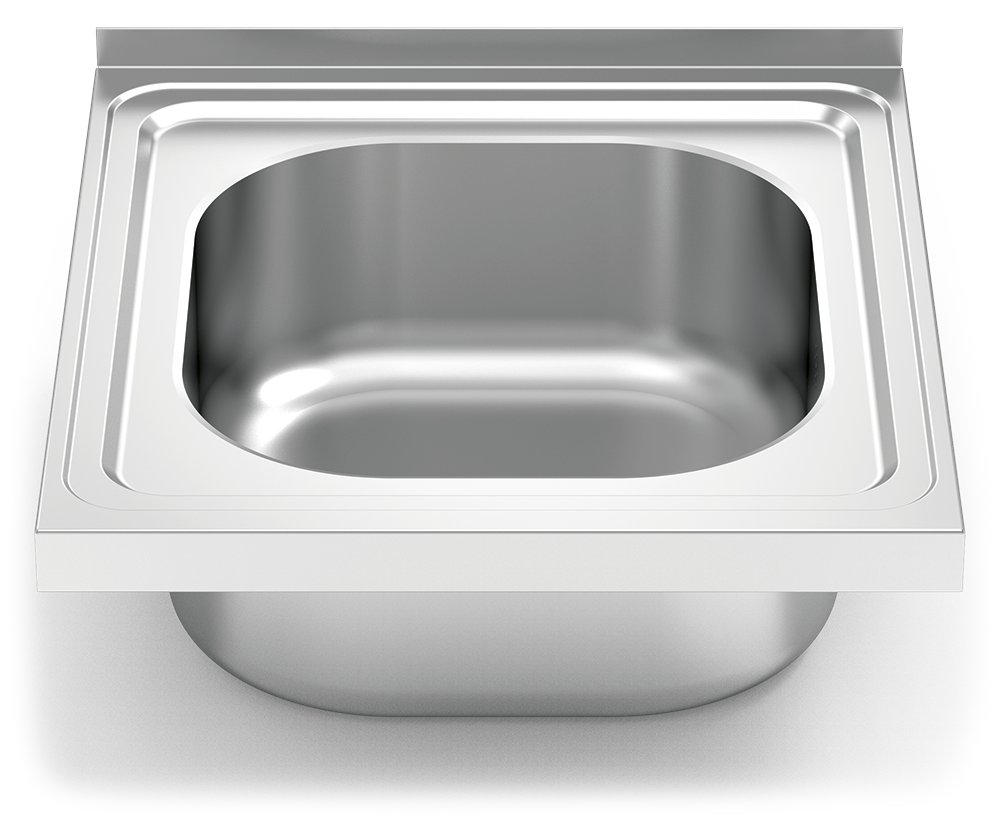 Fregadero inox para acoplar a mueble serie 500 1 cubeta Fricosmos 450x500 mm