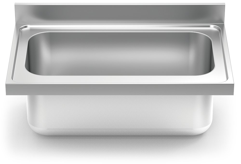 Fregadero inox para acoplar a mueble serie 600 1 cubeta gran capacidad Fricosmos 1000x600 mm