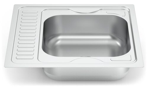 Fregadero para encastrar con escurridor reversible Serie 6.6 Compact Fricosmos 600x600 mm