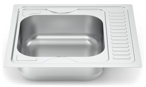 Fregadero para encastrar con escurridor reversible Serie 6.6 Compact Fricosmos 600x600 mm