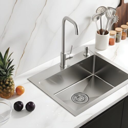 Fregadero Serie Urban 1 cubeta 500x460x220 mm Fricosmos