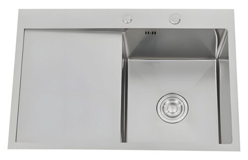 Fregadero Serie Urban 1 cubeta escurridor izquierdo 730x500x220 mm Fricosmos