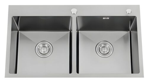 Fregadero Serie Urban 2 cubetas 820x450x220 mm Fricosmos
