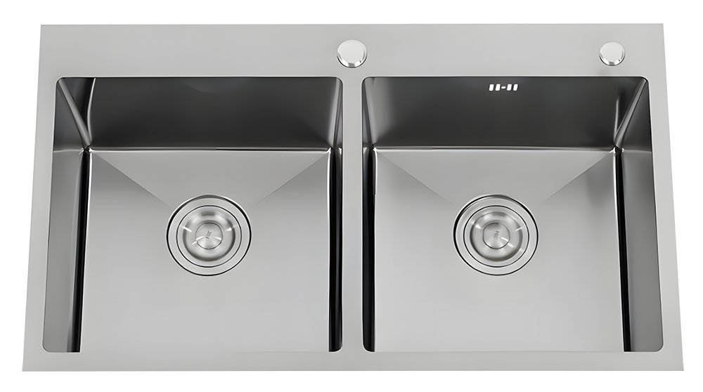 Fregadero Serie Urban 2 cubetas 820x450x220 mm Fricosmos