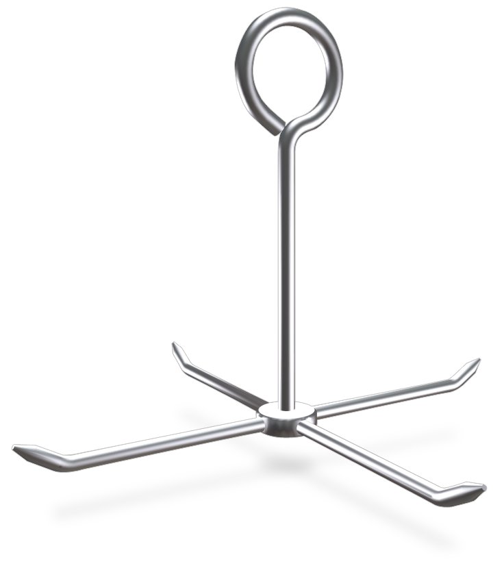 Gancho de varilla inox giratorio salchichero Fricosmos