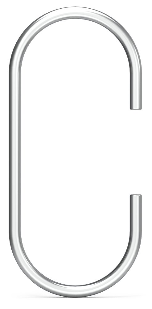 Gancho de varilla inox modelo C 20 unidades Fricosmos