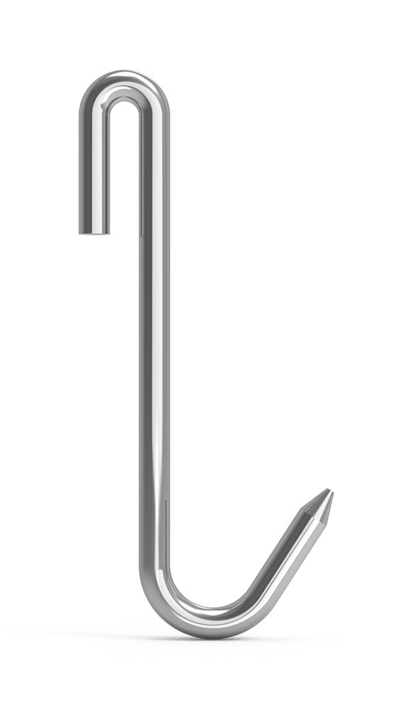 Gancho de varilla inox modelo J de alambre de 10 y 14 mm Fricosmos mm