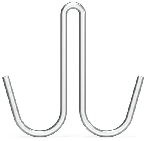 Gancho de varilla inox modelo J doble Fricosmos mm