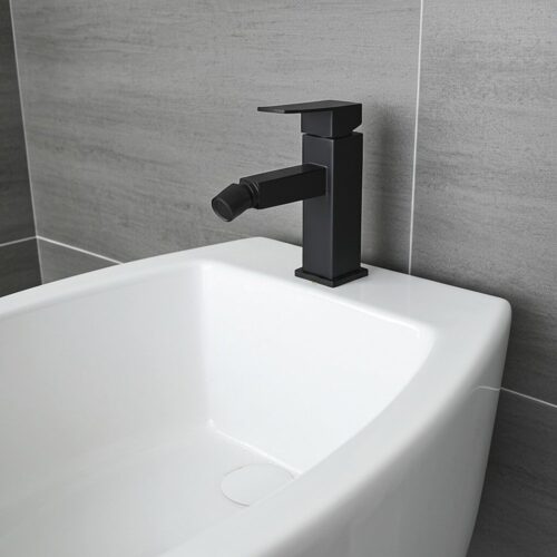 Grifo bidé inoxidable Serie Merak BK Fricosmos 140x80 mm