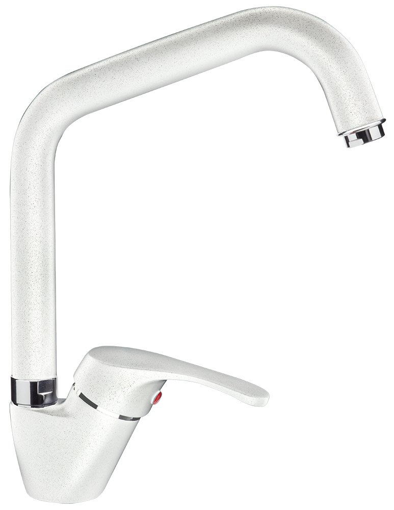 Grifo de cocina blanco efecto granito Fricosmos