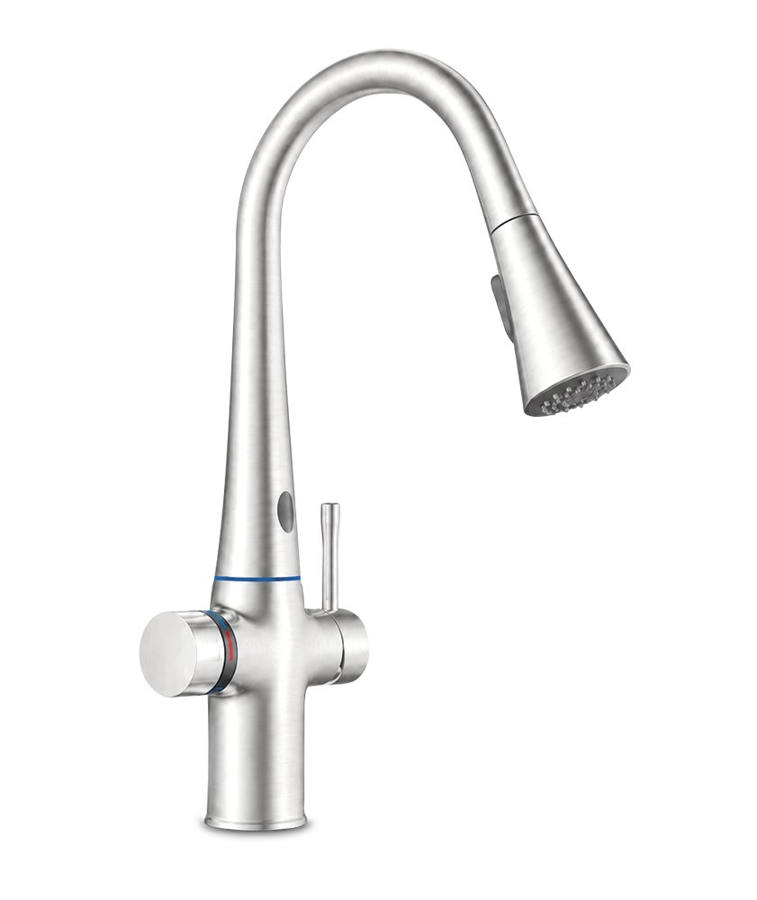 Grifo de cocina inteligente contactless con selector de temperatura Fricosmos