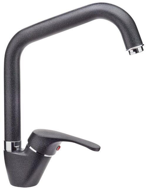Grifo de cocina negro efecto granito Fricosmos
