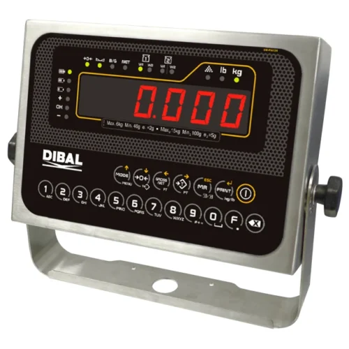 Indicador de peso Dibal DMI-620 de acero inoxidable