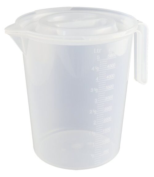 Jarra medidora de polipropileno con tapa 5 l Fricosmos