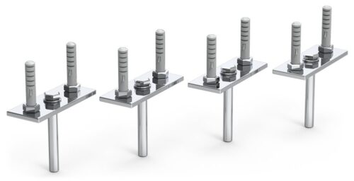 Kit de fijación a techo para estanterías suspendidas (4 unidades) Fricosmos