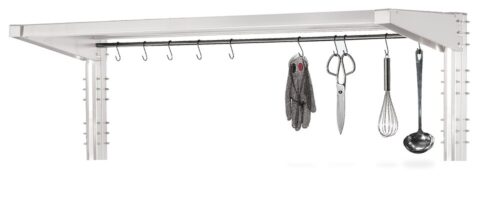 Kit para colgar utensilios adaptable a estantería inox Imagine Fricosmos 650 mm