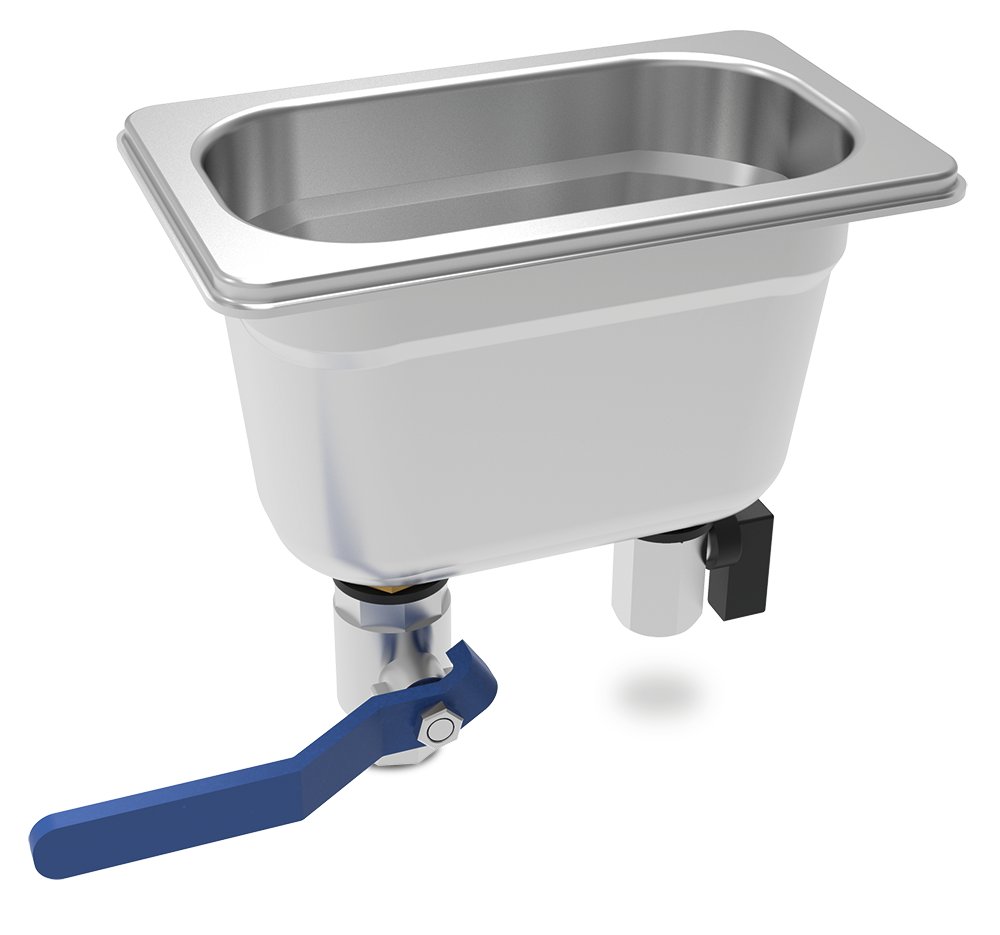 Lavaporcionador de helados para encastrar Fricosmos 176x108x155 mm
