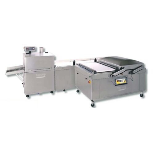 EVDA-20 automatic vacuum packing and shrink line Tecnotrip